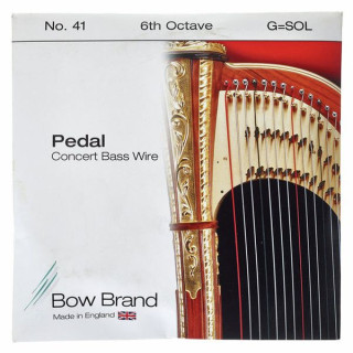 Фирменная педальная проволока Bow Brand 6-я стринга G №41 Bow Brand Pedal Wire 6th G String No.41