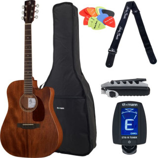 Электроакустическая гитара Harley Benton Custom Line CLD-15MCE Набор №549350 Harley Benton Custom Line CLD-15MCE Bundle №549350