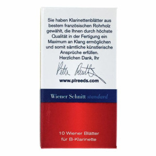 Трость для кларнета Peter Leuthner Bb-Clarinet Wien 1.5 Standard Peter Leuthner Bb-Clarinet Wien 1.5 Standard