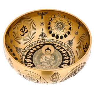 Tavmusic.ru Тибетский чаша для медитации с тонкой гравировкой 160 Thomann Tibetan Fine Engraved Bowl 160