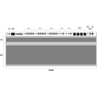Eurorack кейс Intellijel Designs Palette 104 4U Stealth Intellijel Designs Palette 104 4U Stealth