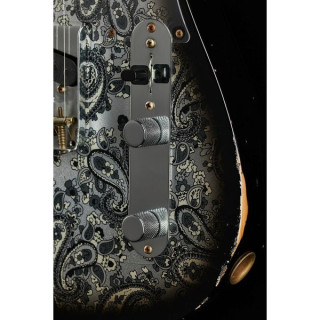 Фендер 68 Теле Блэк Пэйсли Рилик Fender 68 Tele Black Paisley Relic