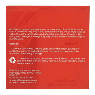 Струна для арфы Bow Brand Pedal Nat. Gut 1st F No.7 Bow Brand Pedal Nat. Gut 1st F No.7