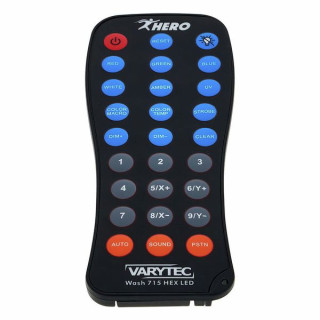 Пульт дистанционного управления Varytec Hero Remote Wash 715 HEX Varytec Hero Remote Wash 715 HEX
