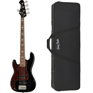 Бас-гитара Harley Benton MV-5PJ LH Black Bundle №597069 (Комплект)