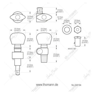 Набор ключей для банджо Harley Benton Parts Deluxe 5 Harley Benton Parts Deluxe 5 Banjo Key Set