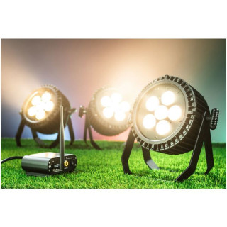 Уровень заряда батареи Varytec соответствует стандарту IP65 Varytec Battery Event Par IP65