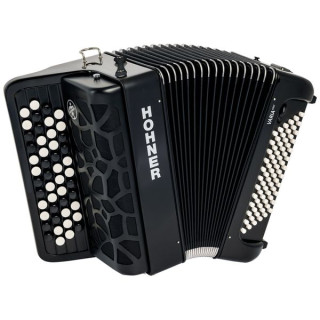 Хоннер Varia One Кнопка B Черный Hohner Varia One Button B Black