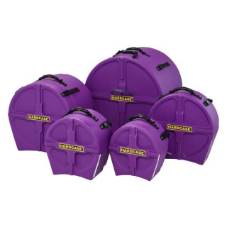 Набор кейсов для барабанов Hardcase HFUSION2 F.Lined Set Purple Hardcase HFUSION2 F.Lined Set Purple