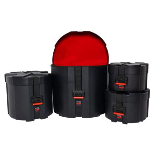 Барабанный футляр с канавками аллигатора, набор для смешивания Jazzfusion Gator GroovesDrumCaseJazzFusion Pack