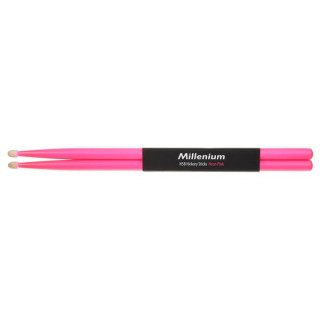 Палочки из гикори Millenium H5B Неоново-розовые Millenium H5B Hickory Sticks Neon Pink