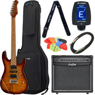 Электрогитара Harley Benton Fusion-III HSH Roasted FBB Bundle №531182 (Комплект)