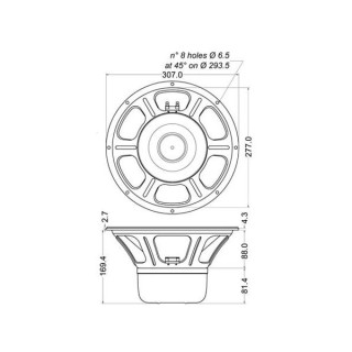 Jensen P12N Alnico Винтажный 16 Ом Jensen P12N Alnico Vintage 16Ohm