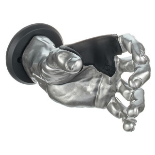 Крепление для гитары GuitarGrip Male Hand, Silver Metallic LH
