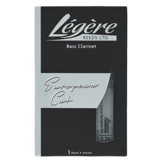 Трость для бас-кларнета Legere European Cut Bass Clar. 2.25 Legere European Cut Bass Clar. 2.25
