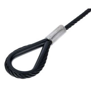 Стальная проволока Stairville Safety 100 см/6 мм Bk Stairville Steelwire Safety 100cm/6mm Bk