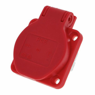 Розетка PCE 105-0r S-Nova красная PCE 105-0r S-Nova Socket Red