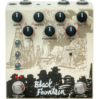 Старые эффекты звука Black Fountain Stereo Delay Old Blood Noise Endeavors Black Fountain Stereo Delay