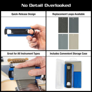 Набор для полировки ладов инструментов MusicNomad Fret Finishing Kit (MN860