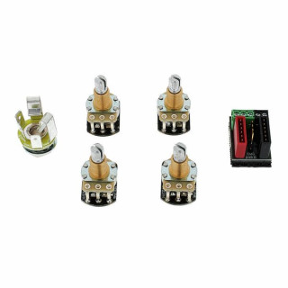 Набор принадлежностей для звукоснимателя без пайки EMG 1 or 2 Pickups Wiring Kit LH