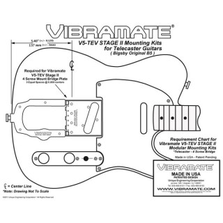 Вибрамейт V5-TEV II для гитар типа T Vibramate V5-TEV II for T-Style N