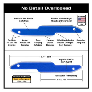 MusicNomad Guitar Fret Leveling Kit MN872 - Набор для выравнивания ладов гитары MusicNomad MN872 MusicNomad Guitar Fret Leveling Kit MN872