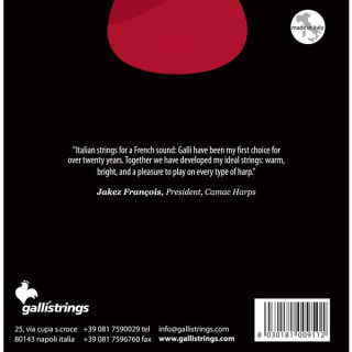 Бас-струна для арфы Galli Strings Lever Harp Bass Wire F38 Galli Strings Lever Harp Bass Wire F38