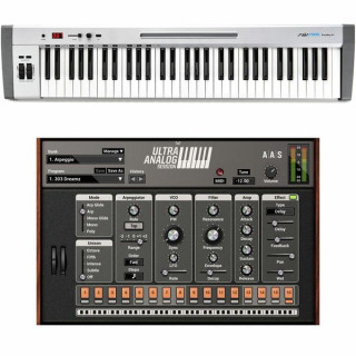 Миди-клавиатура Swissonic EasyKey 61 AAS Bundle Swissonic EasyKey 61 AAS Bundle