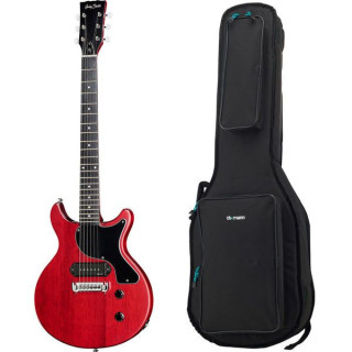 Электрогитара Harley Benton DC-Junior FAT Faded Cherry Bundle №514817 (Комплект)