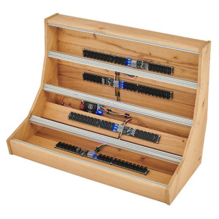 2 Многоцветных синтезатора Корпус Eurorack 12U 126 л.с. Дуб 2 Many Synths Eurorack Case 12U 126HP Oak