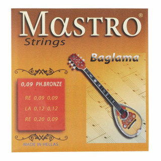 Струны для багламы Mastro Baglamas 6 Strings 009 PB Mastro Baglamas 6 Strings 009 PB