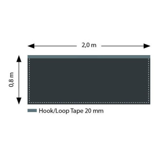 Занавес для платформы Stairville Skirt 300g/m² 2.0x0.8m Bk Stairville Skirt 300g/m² 2.0x0.8m Bk