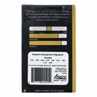 Фирменный сопрано-саксофон Legere 3.5 Legere Signature Soprano Sax 3.5