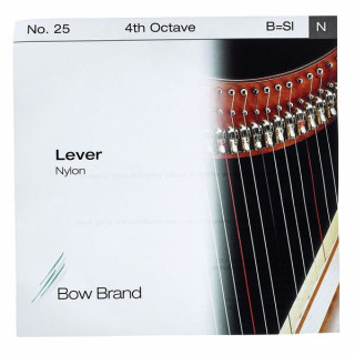 Струна для арфы Bow Brand Lever 4th B Nylon String No.25 Bow Brand Lever 4th B Nylon String No.25
