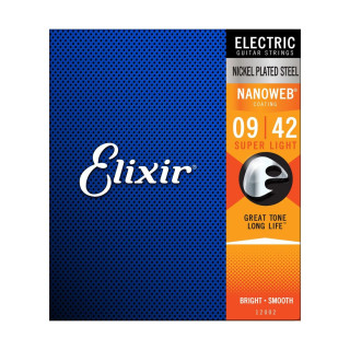 Струны Elixir Nanoweb Super-Light 12002