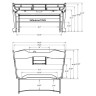 Студийный стол Dominator Полный комплект, весь черный Studio Desk Dominator Full Set All Black