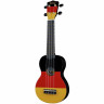 Гавайская гитара с флагом Германии Махало Mahalo Germany Flag Ukulele