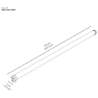 Мягкий пакет с неоновой трубкой Ape Labs 6 Ape Labs Neon Tube Softbag 6