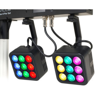 Stairville SonicPulse 4 Par Set Набор №612890 Stairville SonicPulse 4 Par Set Bundle №612890