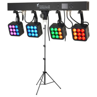 Stairville SonicPulse 4 Par Set Набор №612890 Stairville SonicPulse 4 Par Set Bundle №612890