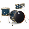 Барабанная установка DW Satin Oil 22" Satin Blue Gold DW Satin Oil 22" Satin Blue Gold
