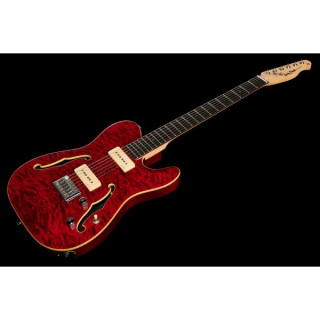 Электрогитара Harley Benton TE-90QM Trans Red Bundle №597496 (Комплект)