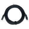 DMX кабель Stairville PDC3BK IP65 DMX Cable 15m 3pin Stairville PDC3BK IP65 DMX Cable 15m 3pin