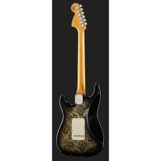 Крыло 68 Strat Relic черное с рисунком Пейсли Fender 68 Strat Relic Black Paisley