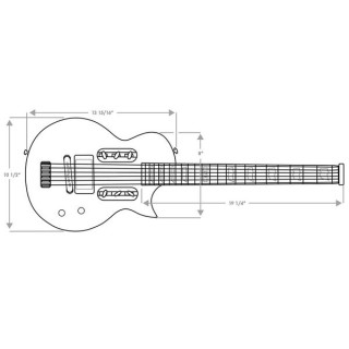 Тревел-гитара Traveler Guitar LTD EC-1 See Thru Black Cherry