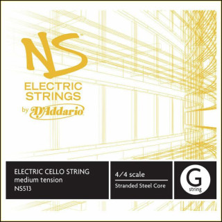 Струна для электровиолончели Daddario NS513 Electric Cello G String Daddario NS513 Electric Cello G String