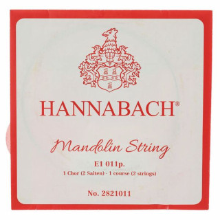 Струна для мандолины Hannabach Mandolin String E .011 (2pcs) Hannabach Mandolin String E .011 (2pcs)