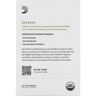 Трости для саксофона DAddario Woodwinds Organic Reserve SOP 3.0+ DAddario Woodwinds Organic Reserve SOP 3.0+