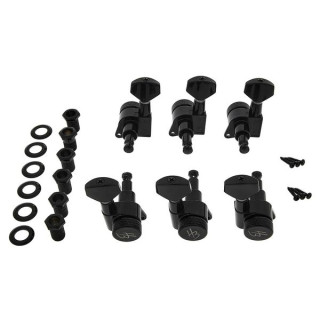 Комплект тюнеров Harley Benton Parts JN07BK SPLK L6 Harley Benton Parts JN07BK SPLK L6 Tuner Set