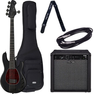Бас-гитара Harley Benton MB-5 SBK Deluxe Series Bundle №519755 (Комплект)